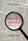 Buchcover Wi(e)dersprüche