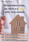 Buchcover Bauinformationen, die mehr als Gold wert sein können