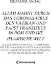 Buchcover Allah mahnt durch das Corona-Virus den Vatikan und Papst Franziskus in Rom und die islamische Welt