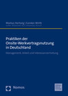 Buchcover Praktiken der Onsite-Werkvertragsnutzung in Deutschland