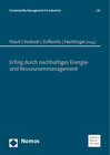 Buchcover Erfolg durch nachhaltiges Energie- und Ressourcenmanagement
