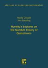Buchcover Hurwitz’s Lectures on the Number Theory of Quaternions