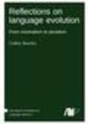 Buchcover Reflections on language evolution