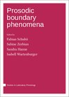 Buchcover Prosodic boundary phenomena