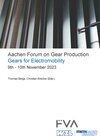 Buchcover Aachen Forum on Gear Production - Gears for Electromobility. 9th - 10th November 2023
