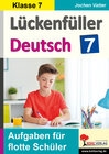 Buchcover Lückenfüller Deutsch / Klasse 7
