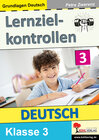 Buchcover Lernzielkontrollen DEUTSCH / Klasse 3