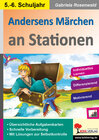 Buchcover Andersens Märchen an Stationen / Klasse 5-6