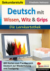 Buchcover Deutsch mit Wissen, Witz & Grips