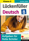 Buchcover Lückenfüller Deutsch / Klasse 8