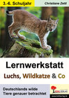 Buchcover Lernwerkstatt Luchs, Wildkatze und Co