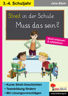 Buchcover Streit in der Schule - muss das sein?