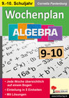 Buchcover Wochenplan Algebra / Klasse 9-10