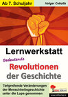 Buchcover Lernwerkstatt Bedeutende Revolutionen der Geschichte