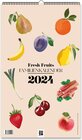 Buchcover Design Familienkalender 2024 "Fresh Fruits"