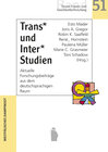 Buchcover Trans* und Inter*Studien