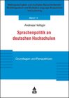 Buchcover Sprachenpolitik an deutschen Hochschulen