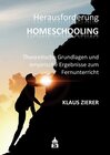 Buchcover Herausforderung Homeschooling