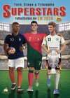 Buchcover Fußball Malbuch - Tore, Siege & Triumphe SUPERSTARS Fußballhelden der EM 2024 – ab 8 Jahren mit 60 Ausmalbildern