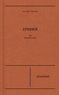 Buchcover Die Bibel erklärt: Epheser (Arbeitsheft)