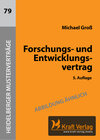 Buchcover Forschungs- und Entwicklungsvertrag