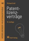 Buchcover Patentlizenzverträge