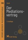 Buchcover Der Mediationsvertrag