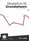 Buchcover Deutsch Grundwissen Klasse 5 bis 10 in Rechtschreibung & Grammatik – Übungsbuch, Lernheft, Aufgaben mit Lösungen – für R