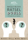 Buchcover Battle-Block Rätsel-Duell | Spieleblock mit 25 Duellen für je 2 Spieler
