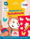 Buchcover Bobo Siebenschläfer Malbuch mit Schablone. Zeichnen und Malen für Kinder ab 4 Jahren