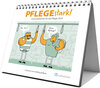 Buchcover PFLEGEstark! Cartoonkalender für die Pflege 2024