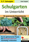 Buchcover Schulgarten im Unterricht / Sekundarstufe