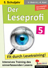 Buchcover Der Leseprofi - Fit durch Lesetraining / Klasse 5