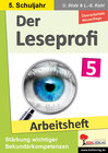 Buchcover Der Leseprofi - Arbeitsheft / Klasse 5
