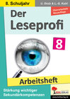 Buchcover Der Leseprofi - Arbeitsheft / Klasse 8