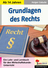 Buchcover Grundlagen des Rechts