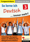 Buchcover So lerne ich Deutsch ... immer mehr! / Band 3