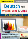 Buchcover Deutsch mit Wissen, Witz und Grips