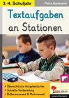 Buchcover Textaufgaben an Stationen / Klasse 3-4