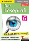Buchcover Der Leseprofi - Fit durch Lesetraining / Klasse 6