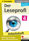 Buchcover Der Leseprofi - Arbeitsheft / Klasse 4