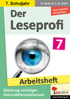 Buchcover Der Leseprofi / Arbeitsheft - Fit durch Lesetraining / Klasse 7