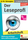 Buchcover Der Leseprofi / Arbeitsheft - Fit durch Lesetraining / Klasse 9-10