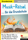 Buchcover Musik-Rätsel für die Grundschule