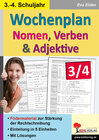 Buchcover Wochenplan Nomen, Verben & Adjektive