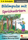 Buchcover Bildimpulse mit Sprichwörtern