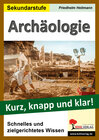 Buchcover Archäologie - Kurz, knapp und klar!