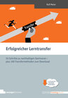 Buchcover Erfolgreicher Lerntransfer