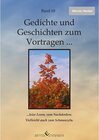 Buchcover Gedichte und Geschichten zum Vortragen ... Band 10