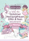 Buchcover Zeichnen lernen für Mädchen im magischen Zeichenbuch